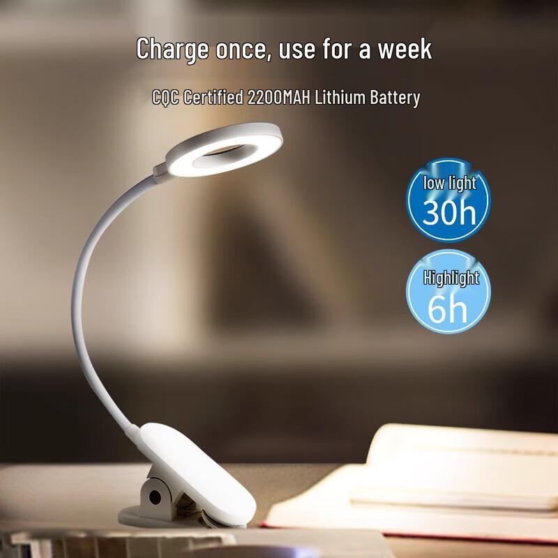 Світлодіодна настільна лампа Philips зі затискачем для читання
Світлодіодна настільна лампа Philips зі затискачем для читання