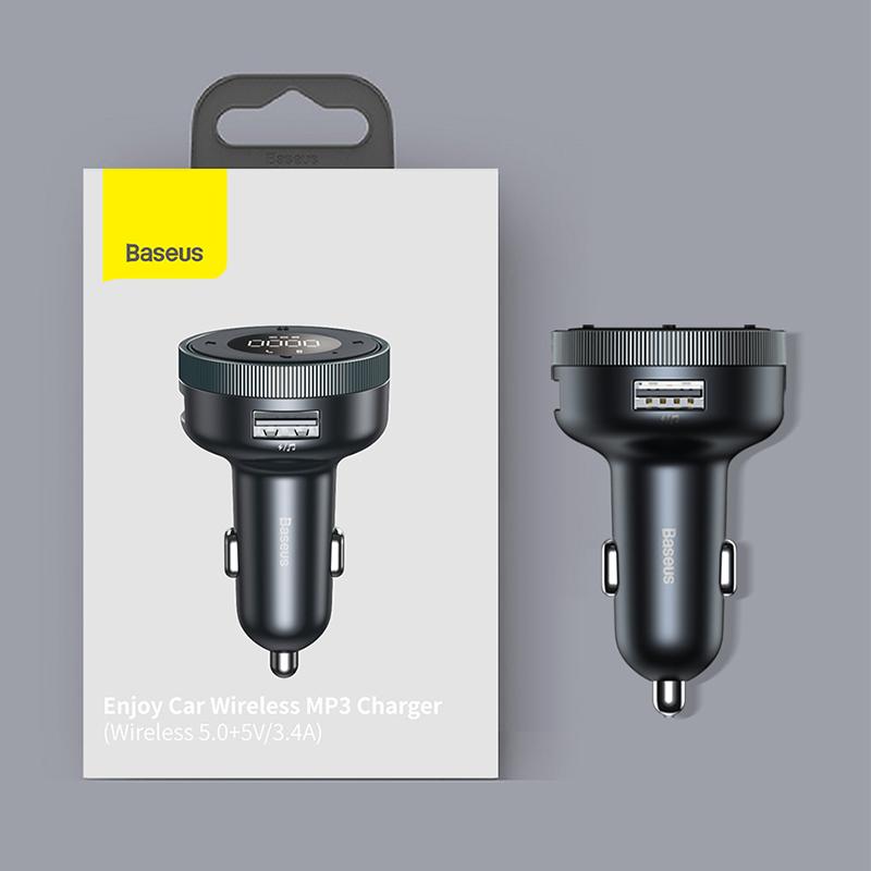 Baseus FM Transmitter Modulator Car Wireless Bluetooth 5.0 USB Fast Charger Auto Aux Radio Mp3 Player Music Hands Free Car Kit
Baseus FM Transmitter Modulator Car Wireless Bluetooth 5.0 USB Fast Charger Auto Aux Radio Mp3 Player Music Hands Free Car Kit