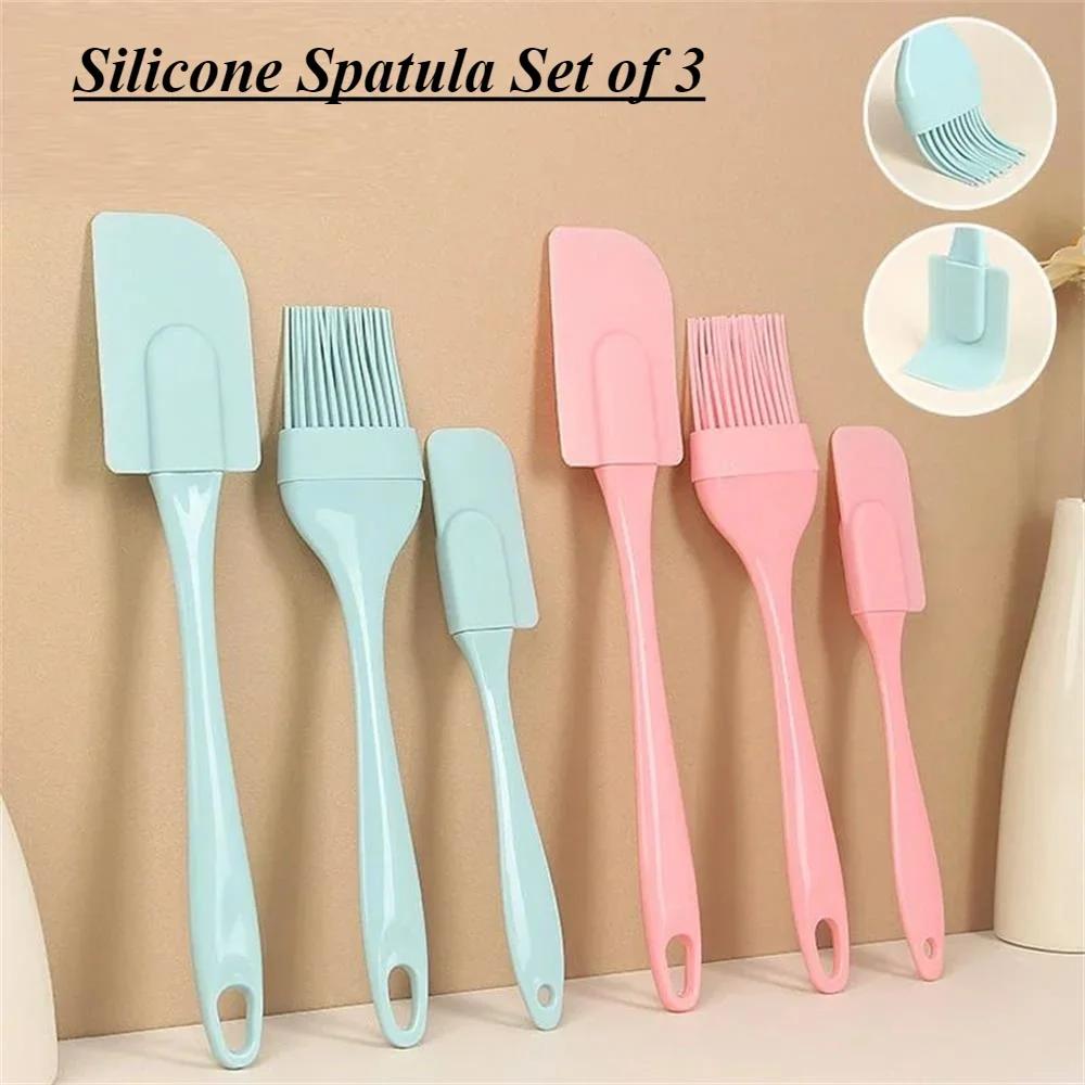 3 Non-stick Silicone Butter Spatulas Bread Cake Butter Spatula Stirring Oil Brush PP Handle Cake Spatula Kitchen Baking Tools
3 Non-stick Silicone Butter Spatulas Bread Cake Butter Spatula Stirring Oil Brush PP Handle Cake Spatula Kitchen Baking Tools