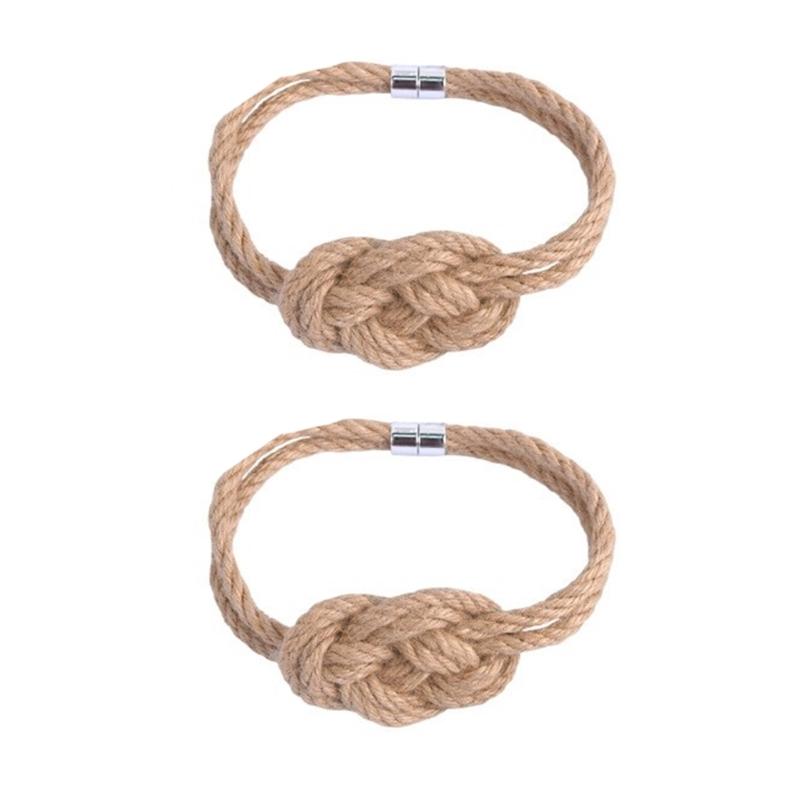 Magnetic Curtain Tiebacks Simple Drape Tie Backs Elegant Hand Weave Rope Knot Decorative Curtain Holdbacks Home Decors
Magnetic Curtain Tiebacks Simple Drape Tie Backs Elegant Hand Weave Rope Knot Decorative Curtain Holdbacks Home Decors