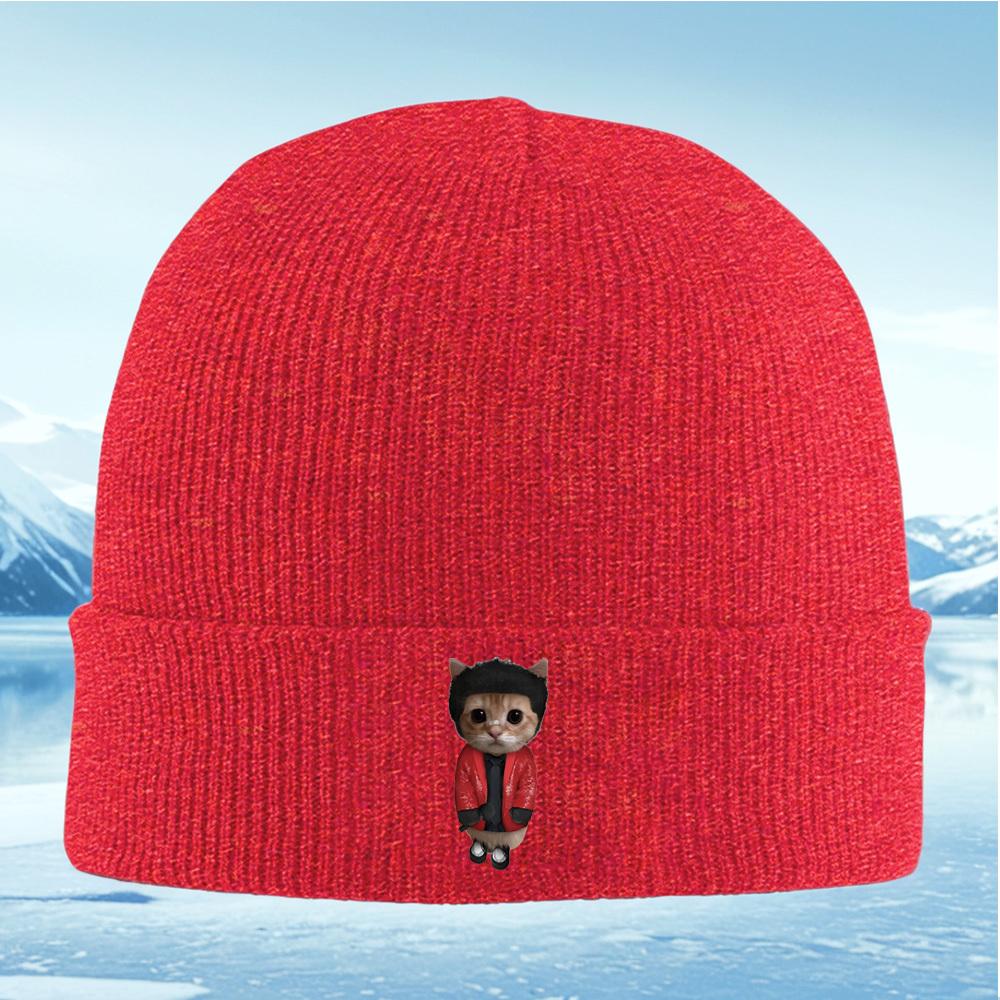 Stylish cat in red jacket with shoes Men Women Unisex Knitted Hat Beanie Pullover Cap Winter Thermal Warm Christmas Outdoor Cycl
Stylish cat in red jacket with shoes Men Women Unisex Knitted Hat Beanie Pullover Cap Winter Thermal Warm Christmas Outdoor Cycl