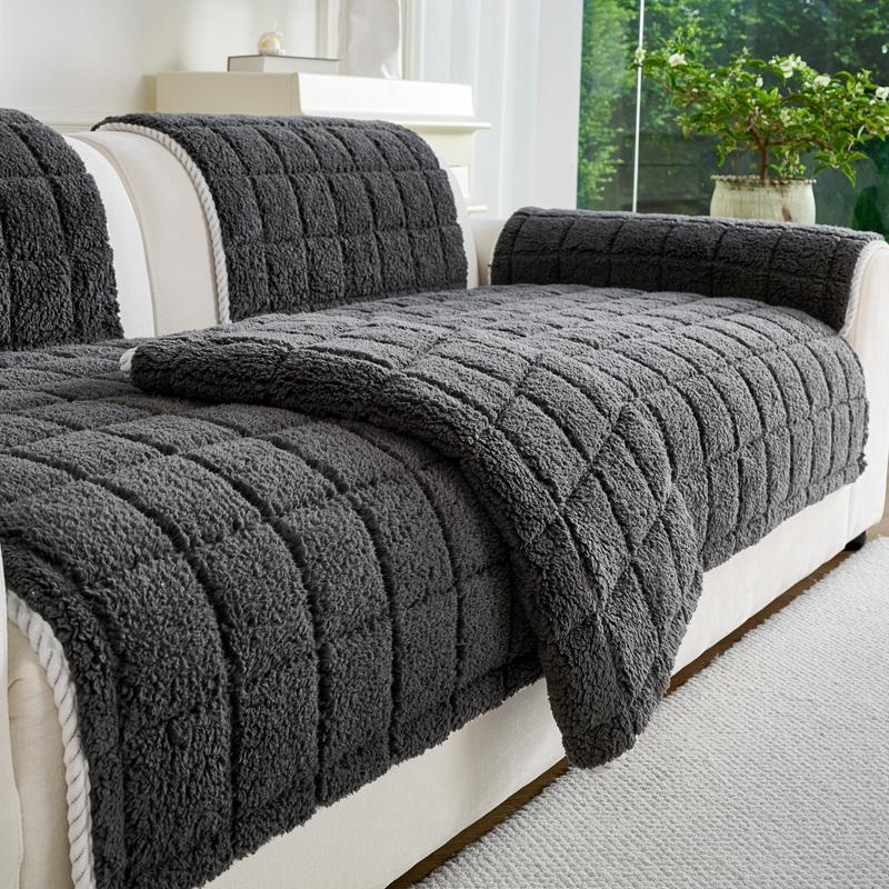 Simple Style Soft Sofa Cover Winter Warm Thicken Plush Corner Couch Cushion Slipcover for Living Room Non-slip Sofas Mat 70x70cm темно-сірий колір
Simple Style Soft Sofa Cover Winter Warm Thicken Plush Corner Couch Cushion Slipcover for Living Room Non-slip Sofas Mat 70x70cm темно-сірий колір