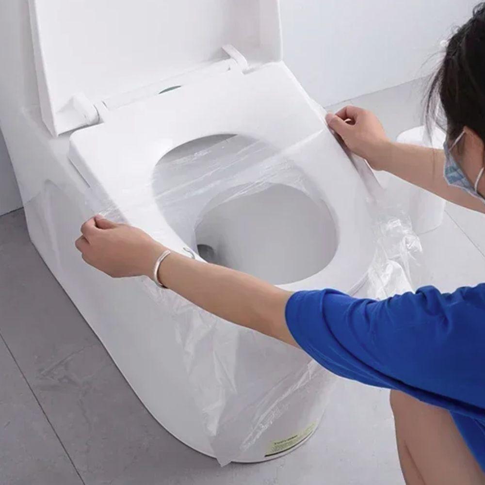 50Pcs Waterproof Disposable Toilet Seat Cover Plastic Toilet Seat Mat Toilet Seat Pads Travel 50pcs
50Pcs Waterproof Disposable Toilet Seat Cover Plastic Toilet Seat Mat Toilet Seat Pads Travel 50pcs