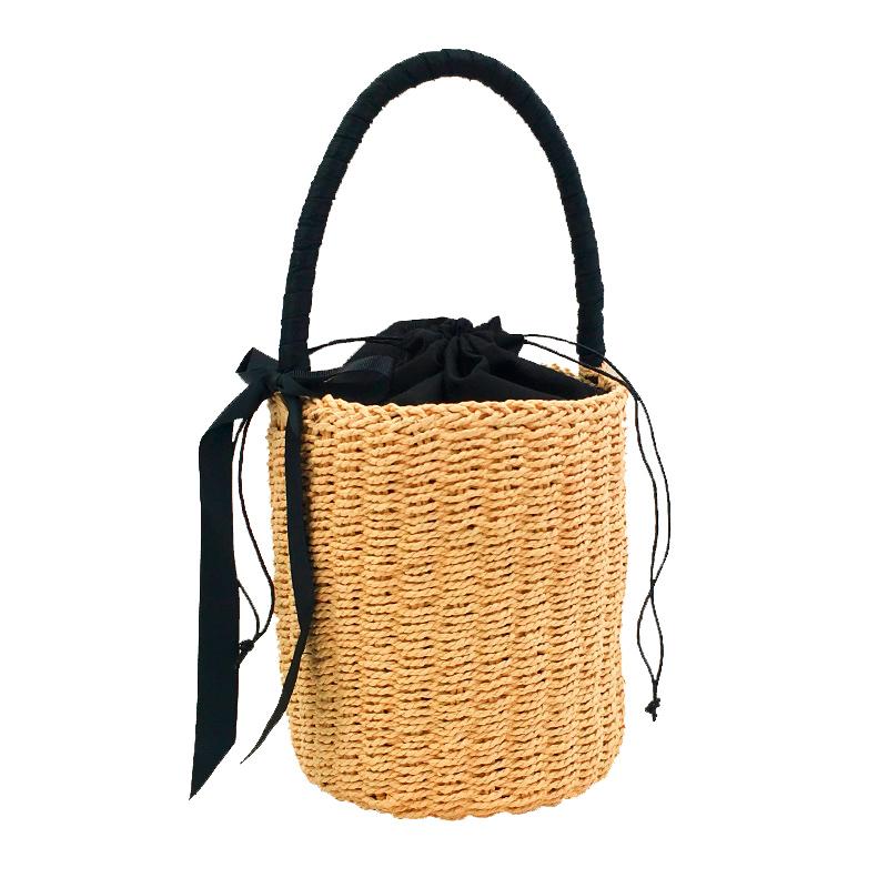 Handmade Women s Handbag Bucket Straw Bag Female Summer Beach Bags Bohemia Woven Bow Top-handle Tote Knitted Drawstring Basket
Handmade Women s Handbag Bucket Straw Bag Female Summer Beach Bags Bohemia Woven Bow Top-handle Tote Knitted Drawstring Basket