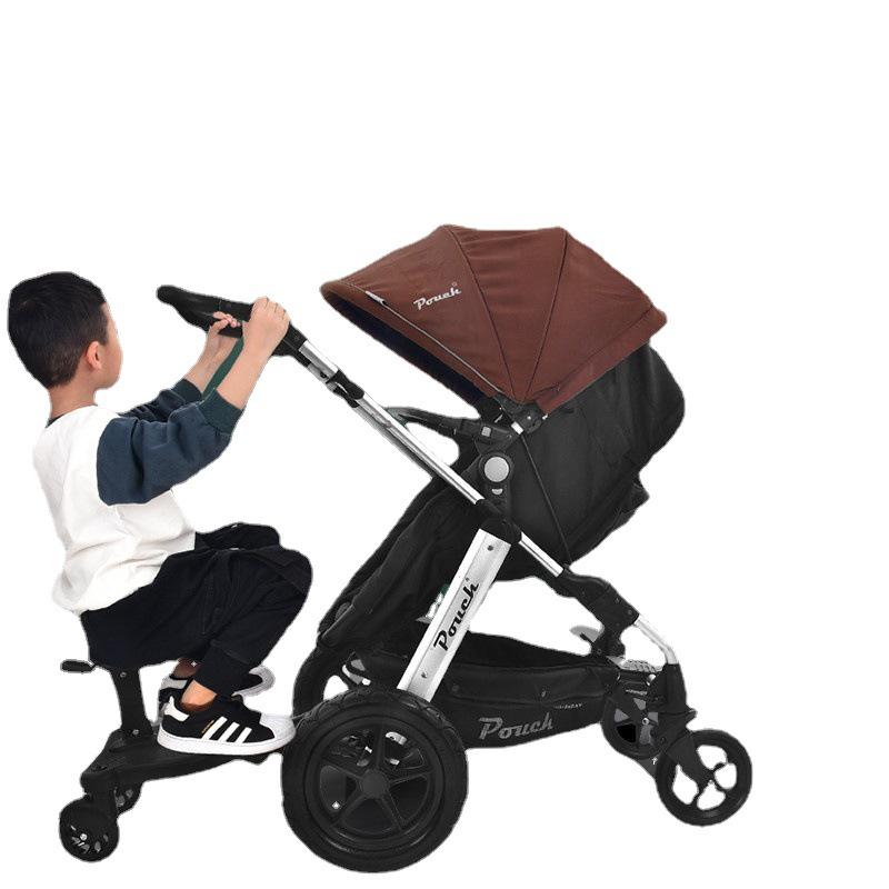 Universal Stroller Auxiliary Pedal for Second Child - Rear-Mounted Twin Helper, Black
Universal Stroller Auxiliary Pedal for Second Child - Rear-Mounted Twin Helper, Black