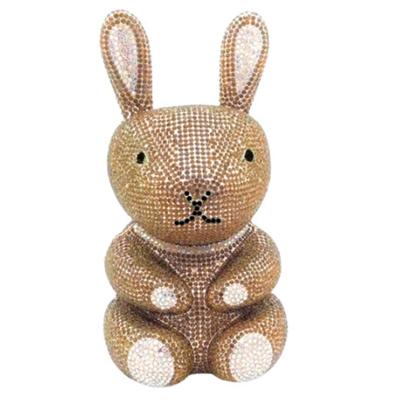 Rabbit Crystal Evening Clutches Women Diamonds Party Prom Bag Ladies Rhinestone Sparkling Purses Wedding Bridal Handbags 21cmX11cmX10cm
Rabbit Crystal Evening Clutches Women Diamonds Party Prom Bag Ladies Rhinestone Sparkling Purses Wedding Bridal Handbags 21cmX11cmX10cm