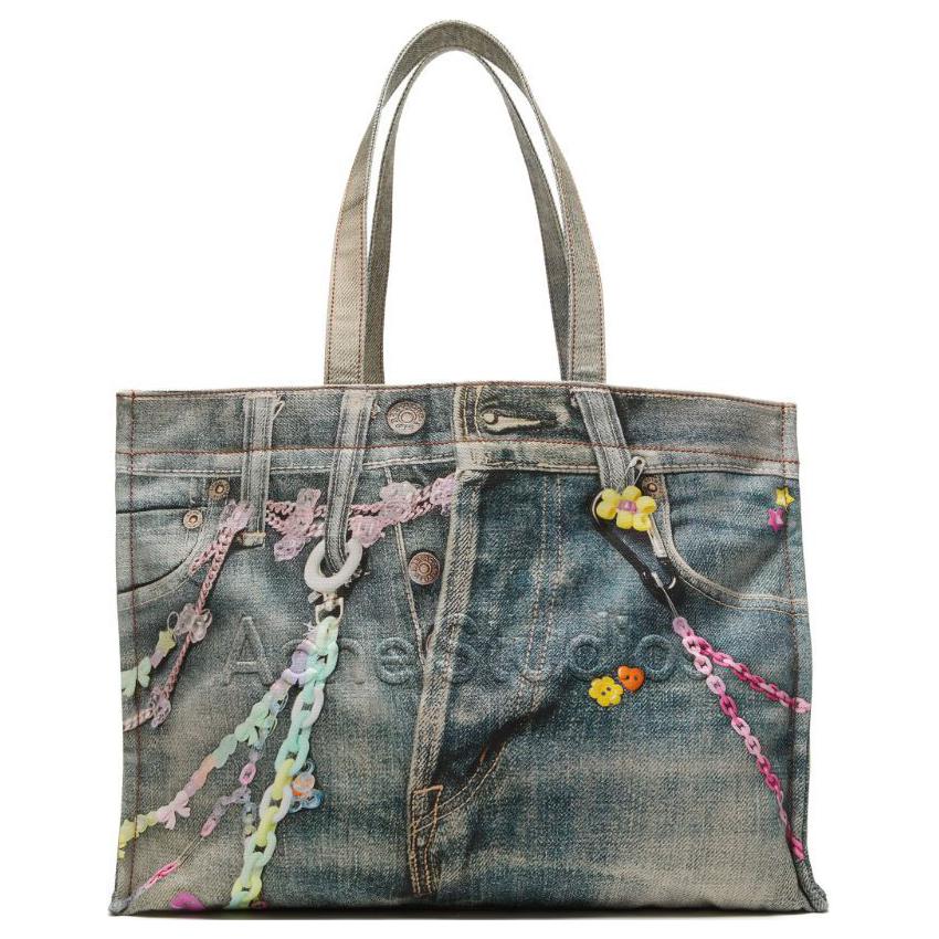 Acne Studios Large Pattern Printed Hook Closure Fabric Tote Bag Shopping Bag Shoulder Bag Unisex tote bags Indigo C10238 Basic Set (Bag)
Acne Studios Large Pattern Printed Hook Closure Fabric Tote Bag Shopping Bag Shoulder Bag Unisex tote bags Indigo C10238 Basic Set (Bag)