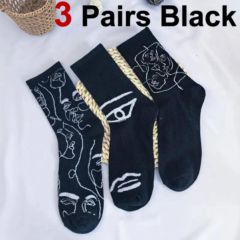 3/6 пар хлопковых носков средней длины с абстрактными линиями, уличные трендовые спортивные дышащие потопоглощающие повседневные носки для пар One Size
3/6 пар хлопковых носков средней длины с абстрактными линиями, уличные трендовые спортивные дышащие потопоглощающие повседневные носки для пар One Size