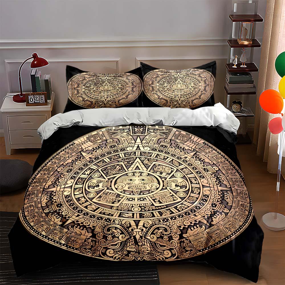 Golden intricate mandala. Bedding Duvet cover sets Duvet covers Pillowcases gifts (1 * Duvet Cover 2 * Pillowcases, without duvet insert) 135x200cm
Golden intricate mandala. Bedding Duvet cover sets Duvet covers Pillowcases gifts (1 * Duvet Cover 2 * Pillowcases, without duvet insert) 135x200cm