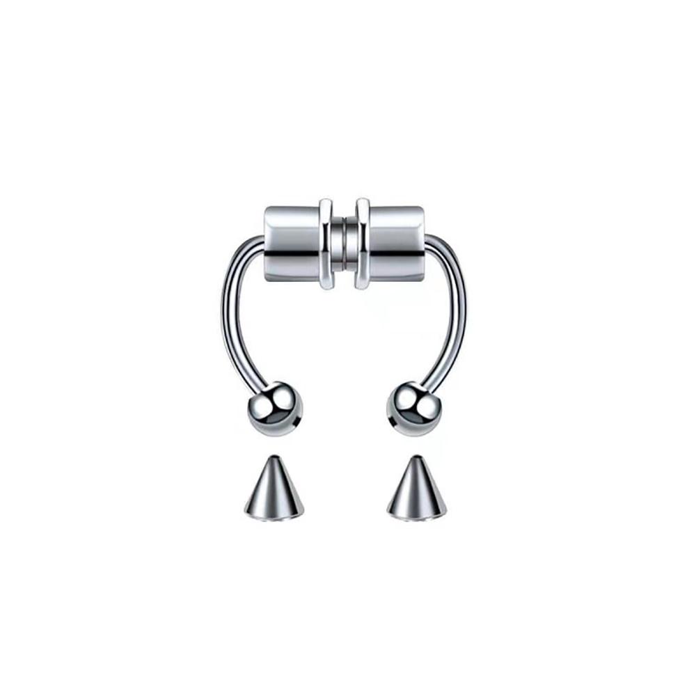 Party Bar Hip Hop Nonperforated Men Stainless Steel Magnetic Ring Fake Piercing Nose Ring Fashion Jewelry Septum Rings Animal&Barefoot Sandals&Ears
Party Bar Hip Hop Nonperforated Men Stainless Steel Magnetic Ring Fake Piercing Nose Ring Fashion Jewelry Septum Rings Animal&Barefoot Sandals&Ears