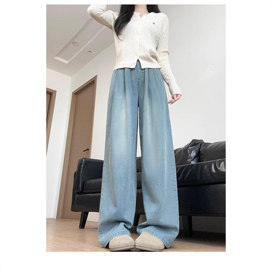2025 Women s High Waist Tencel Retro Jeans: Summer Yamamoto Style, Drapey Loose Straight Wide Leg. XL (131-150 lbs)
2025 Women s High Waist Tencel Retro Jeans: Summer Yamamoto Style, Drapey Loose Straight Wide Leg. XL (131-150 lbs)