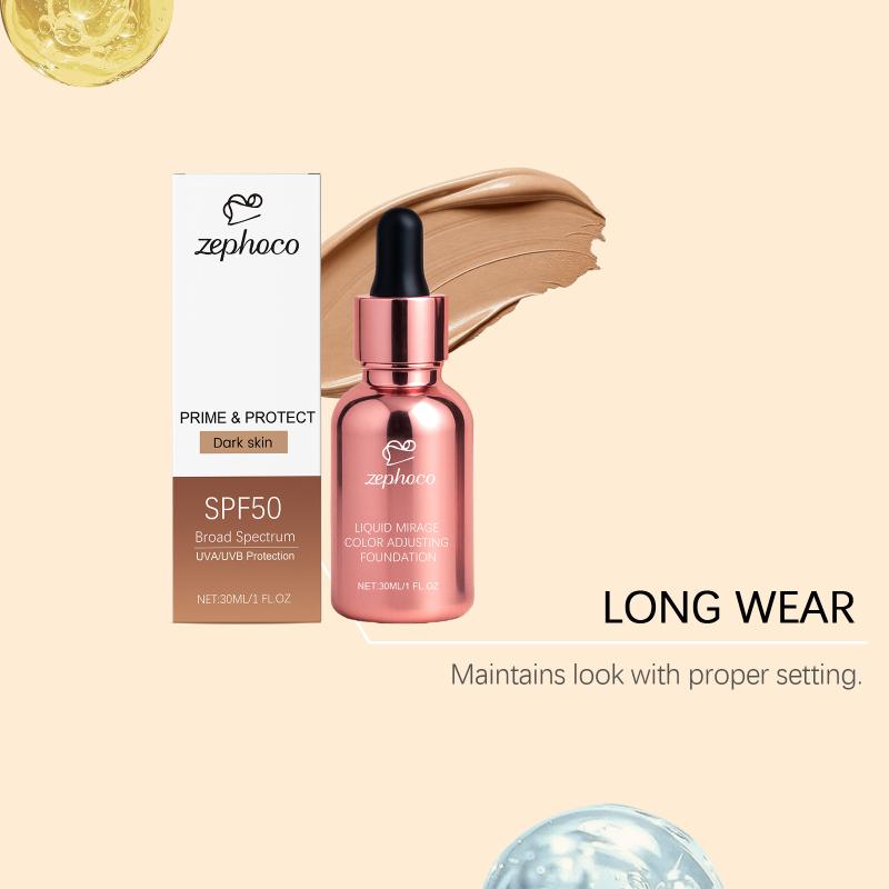 Dark Skin Sunscreen Foundation Color Changing Makeup Long Lasting Natural Coverage Skin Tone Daily Wear Cosmetic one size
Dark Skin Sunscreen Foundation Color Changing Makeup Long Lasting Natural Coverage Skin Tone Daily Wear Cosmetic one size