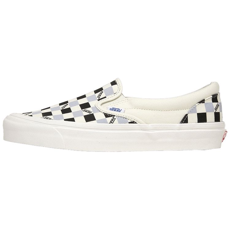 Кроссовки унисекс без шнуровки Vans OG Classic с трикотажной клеткой Белый Черный Серый VN0A32QNP4K
Кроссовки унисекс без шнуровки Vans OG Classic с трикотажной клеткой Белый Черный Серый VN0A32QNP4K