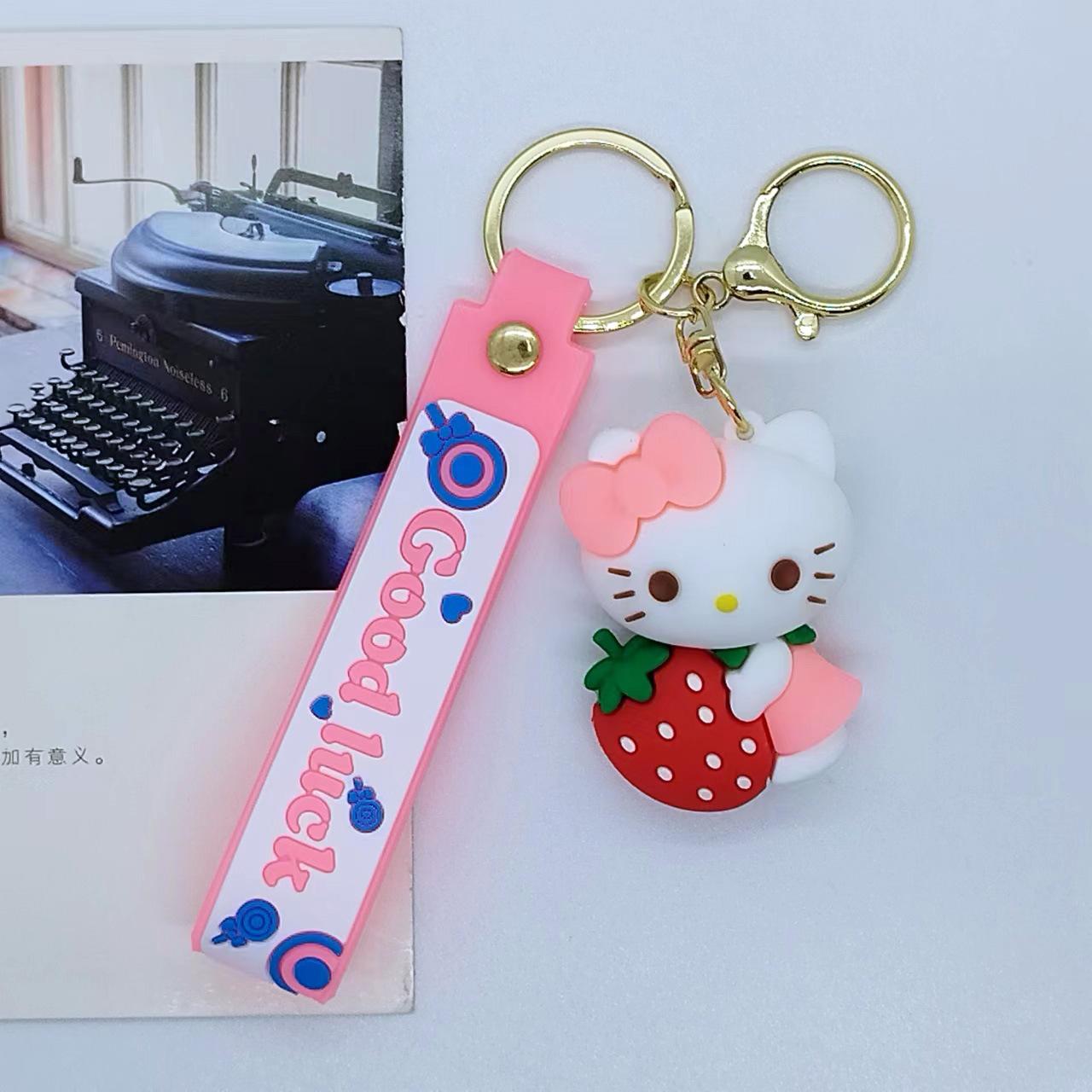 New Creative Cartoon Strawberry Kuromi Cinnamoroll Keychain Bag Keychain Accessories Wholesale Kawaii Cute Personalized Gifts
New Creative Cartoon Strawberry Kuromi Cinnamoroll Keychain Bag Keychain Accessories Wholesale Kawaii Cute Personalized Gifts