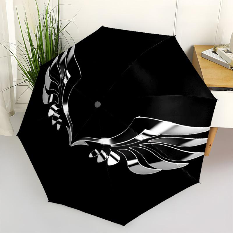 1pc Winged Print Automatic Folding Umbrella - Portable Collapsible Design, 8-Rib Iron Frame, Durable Fabric yy251125113
1pc Winged Print Automatic Folding Umbrella - Portable Collapsible Design, 8-Rib Iron Frame, Durable Fabric yy251125113