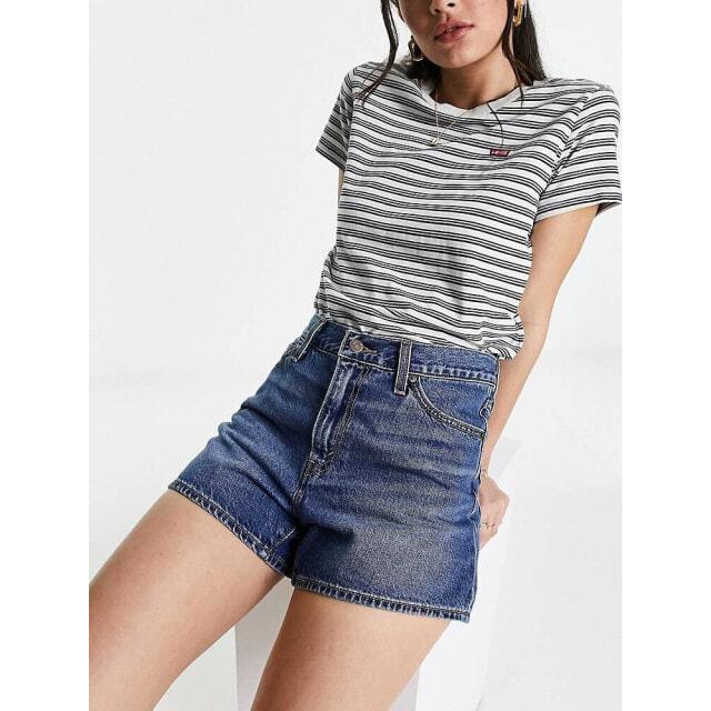 Темно-синие шорты Levi s 80S Mom
Темно-синие шорты Levi s 80S Mom