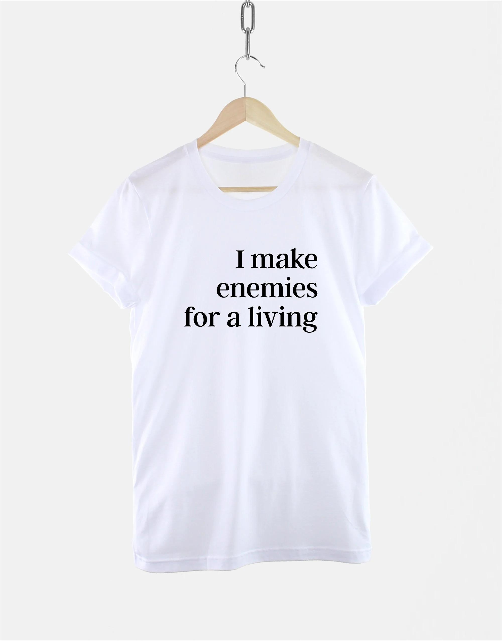 I Make Enemies for A Living TShirt Mens Tracksuit Letter Printed Summer Casual Pullover Round Neck Shortsleeved Sportswear 4XL
I Make Enemies for A Living TShirt Mens Tracksuit Letter Printed Summer Casual Pullover Round Neck Shortsleeved Sportswear 4XL