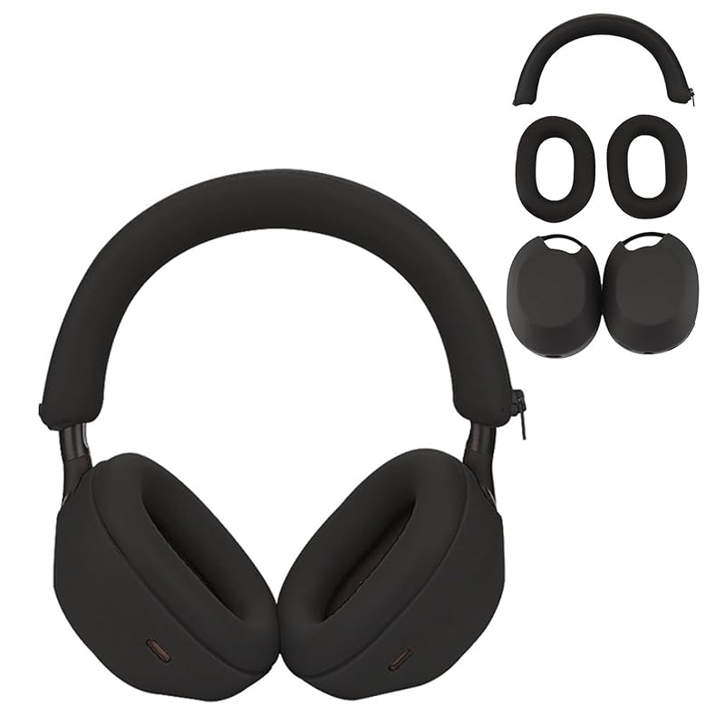 Aiivioll WH-1000XM5 ear pad protective cover | Sony WH-1000XM5 Zipper Headband Protector for Over Ear Headphones, Sporty Sweatproof & Easy Clean
Aiivioll WH-1000XM5 ear pad protective cover | Sony WH-1000XM5 Zipper Headband Protector for Over Ear Headphones, Sporty Sweatproof & Easy Clean