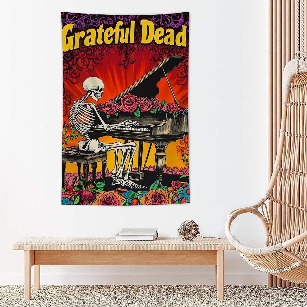 Rock Band GGrateful Dead Tapestry Microfiber Wall Hanging For Bedroom Living Room Decor Outdoor Festival Garden Bar Background 74x94cm(29x37in)
Rock Band GGrateful Dead Tapestry Microfiber Wall Hanging For Bedroom Living Room Decor Outdoor Festival Garden Bar Background 74x94cm(29x37in)