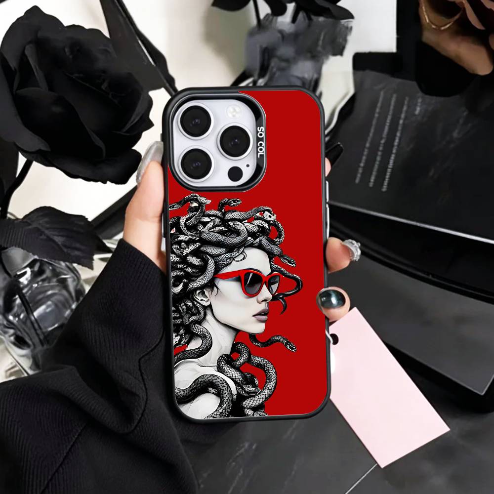 M-Medusa G-Greek M-Mythology Phone Case For iPhone17,16,15,14,13,12,11 Plus,Pro Max Colored Silver Plated Inside Cover iPhone14
M-Medusa G-Greek M-Mythology Phone Case For iPhone17,16,15,14,13,12,11 Plus,Pro Max Colored Silver Plated Inside Cover iPhone14