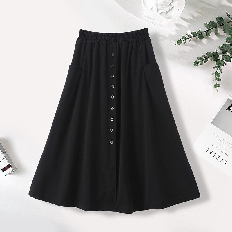 2026 Spring/Summer Plus Size High Waist A-line Skirt – Slimming, Fashionable, Mid-Length for Curvy Figures 2XL (suggested 115-125 jin) чорний
2026 Spring/Summer Plus Size High Waist A-line Skirt – Slimming, Fashionable, Mid-Length for Curvy Figures 2XL (suggested 115-125 jin) чорний
