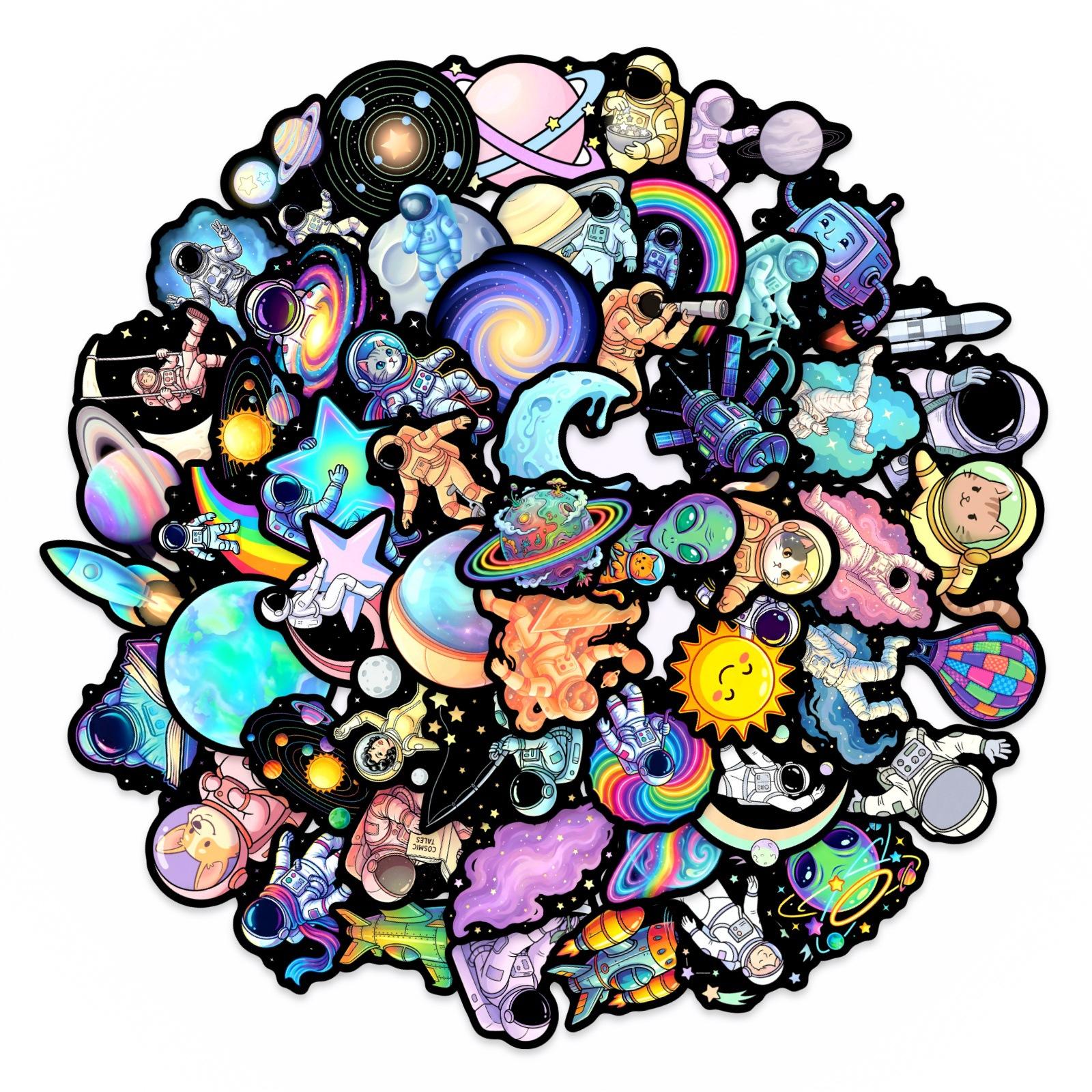 50 Space Astronaut Cartoon Stickers Waterproof Creative Decorative Luggage Guitar Notebook Diy Graffiti Stickers
50 Space Astronaut Cartoon Stickers Waterproof Creative Decorative Luggage Guitar Notebook Diy Graffiti Stickers