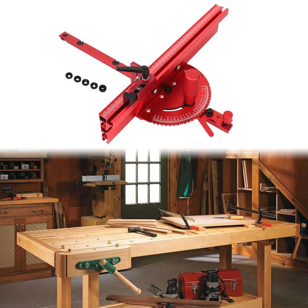 Aluminium Profile Miter Gauge Track Stop Sawing Assembly Refit Angle Ruler Circular Saw
Aluminium Profile Miter Gauge Track Stop Sawing Assembly Refit Angle Ruler Circular Saw