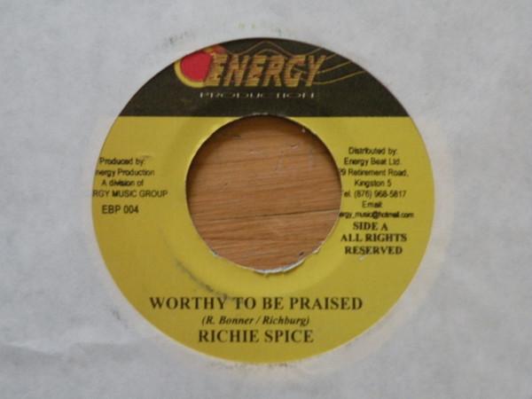 7inch Record RICHIE SPICE / SABA TOOTH - Worthy To Be Praised / Nothing Is I NONE Energy Producti 2003 Jamaica Reggae, Ska & Dub Used
7inch Record RICHIE SPICE / SABA TOOTH - Worthy To Be Praised / Nothing Is I NONE Energy Producti 2003 Jamaica Reggae, Ska & Dub Used