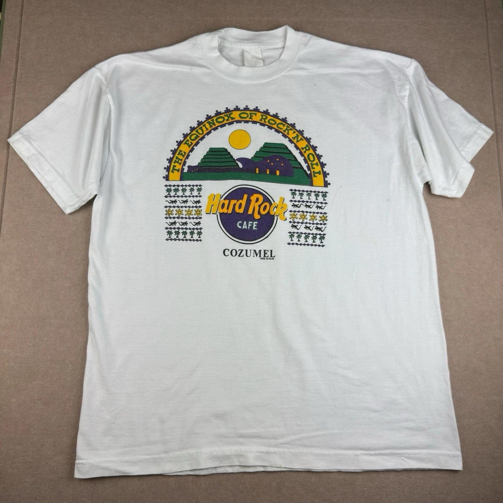 Y2K Hard Rock Cafe Cozumel T Shirt Men’s L White Graphic Tee Mexico Rock N Roll 2XL
Y2K Hard Rock Cafe Cozumel T Shirt Men’s L White Graphic Tee Mexico Rock N Roll 2XL