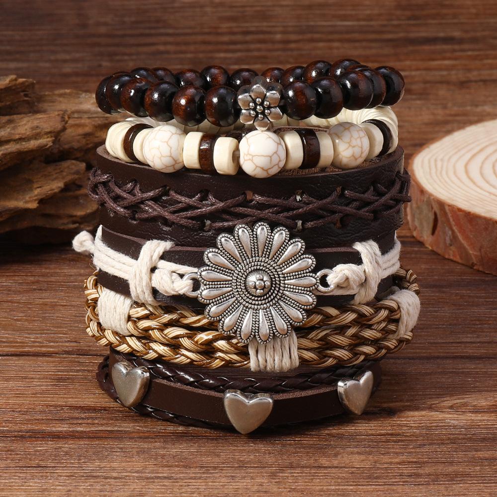 Hand-woven Bohemian Hand Rope Women s Turquoise Beaded Multi-layer Bracelet Vintage Unisex Jewellery Accessories Men s Travel Holiday Bracelet KTJ
Hand-woven Bohemian Hand Rope Women s Turquoise Beaded Multi-layer Bracelet Vintage Unisex Jewellery Accessories Men s Travel Holiday Bracelet KTJ