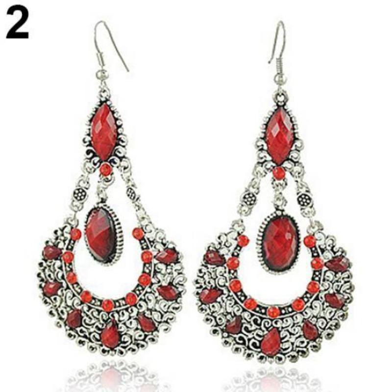 Ethnic Vintage Lady Rhinestone Dangle Hook Chandelier Statement Earrings Jewelry
Ethnic Vintage Lady Rhinestone Dangle Hook Chandelier Statement Earrings Jewelry