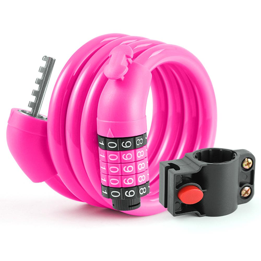 Велосипедный тросовый замок 1000мм*11мм 5-значный кодовый с монтажным кронштейном для велосипедов, электровелосипедов Pink
Велосипедный тросовый замок 1000мм*11мм 5-значный кодовый с монтажным кронштейном для велосипедов, электровелосипедов Pink