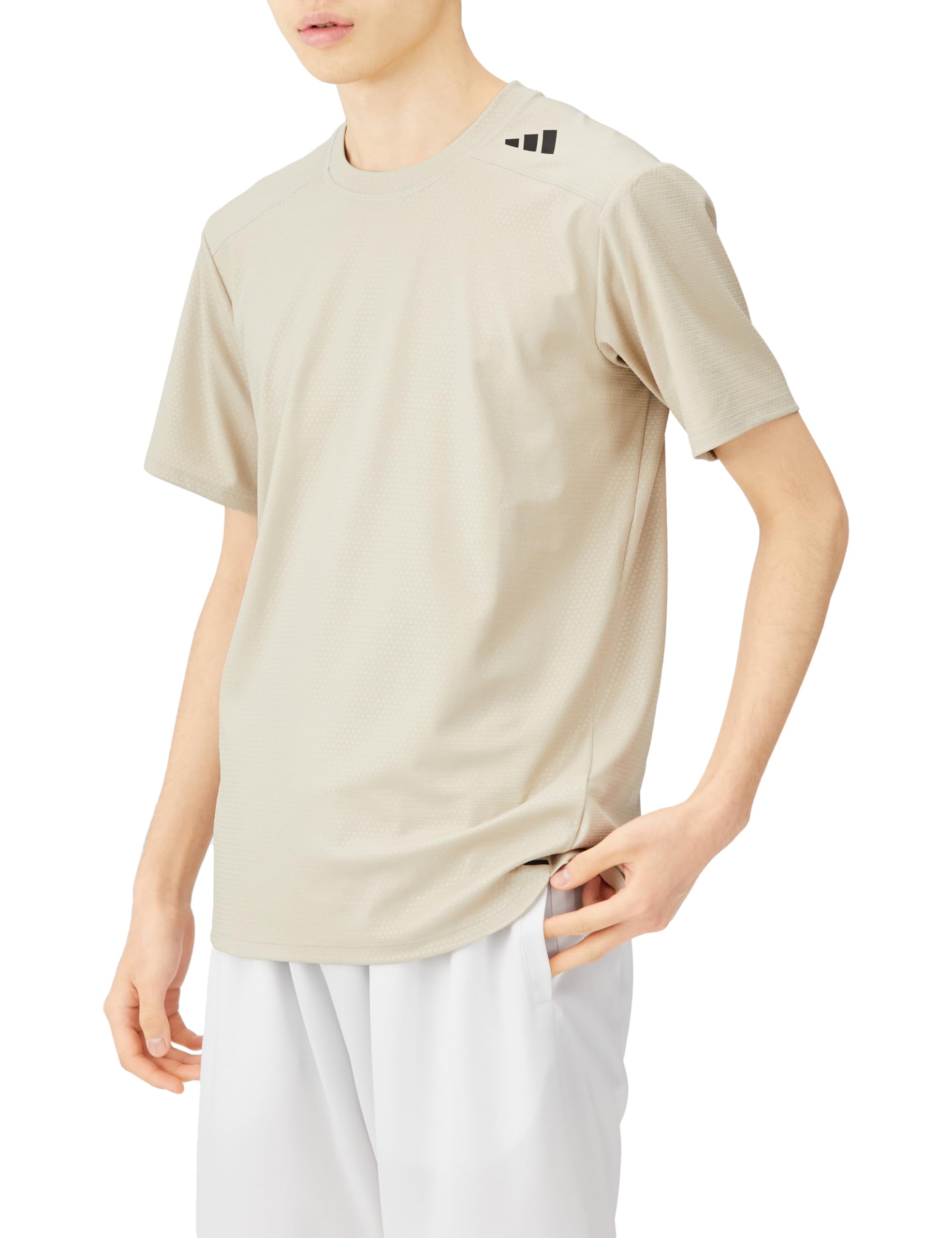Adidas Short Sleeve D4T Strength Workout Short Sleeve DJN83 Wonder T-Shirt T-Shirt Men s Beige/Black (HY0774) J/L
Adidas Short Sleeve D4T Strength Workout Short Sleeve DJN83 Wonder T-Shirt T-Shirt Men s Beige/Black (HY0774) J/L