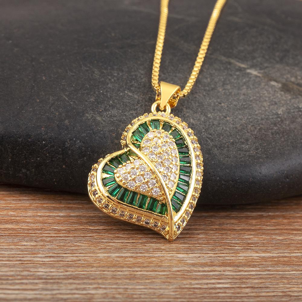 Nidin New Trendy Love Heart Shape Pave Shiny Crystal Zircon Pendant Necklace For Female Male Aesthetic Lucky Jewelry Accessories зелёный
Nidin New Trendy Love Heart Shape Pave Shiny Crystal Zircon Pendant Necklace For Female Male Aesthetic Lucky Jewelry Accessories зелёный