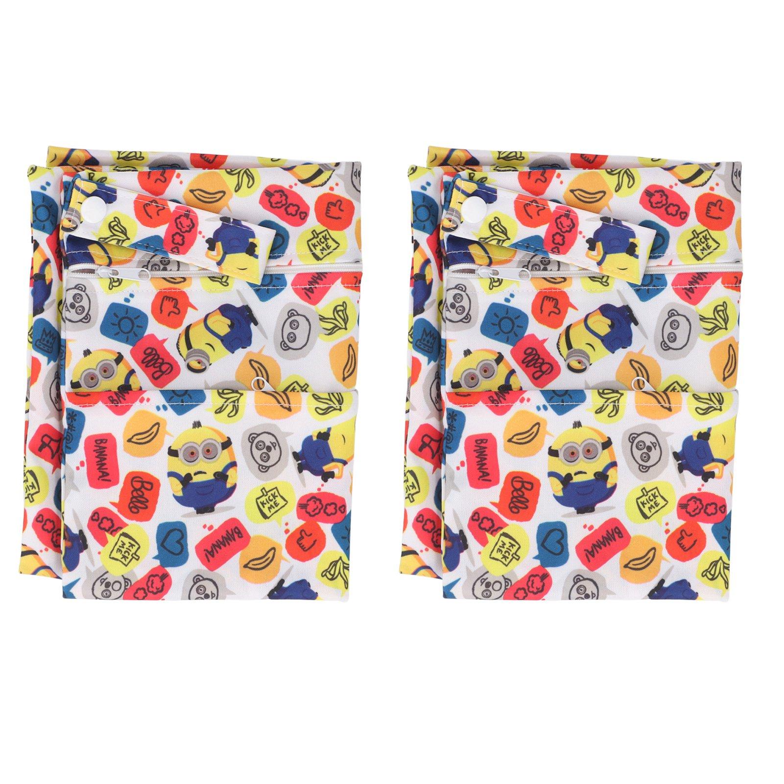 2pcs Wet Dry Bag Waterproof Double Zipper Printed Washable Multifunctional Diaper Wet Dry Organizer T22
2pcs Wet Dry Bag Waterproof Double Zipper Printed Washable Multifunctional Diaper Wet Dry Organizer T22