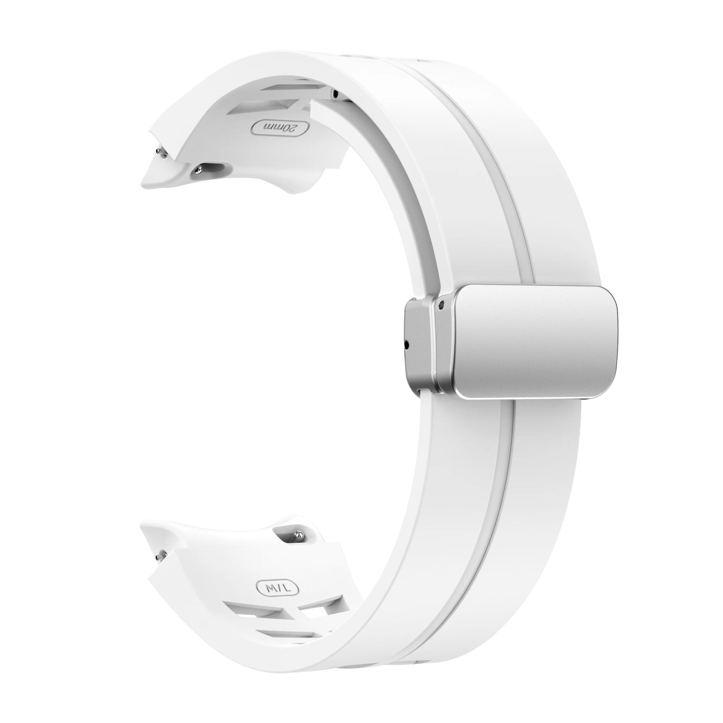 Спортивний силіконовий ремінець для Samsung Galaxy Watch 7 6 4 44 мм 40 мм Браслет з магнітною кнопкою для Galaxy Watch 6 Classic 43 47 мм для годинника 5 Pro 45 мм ремінець For Watch 6 Series білий
Спортивний силіконовий ремінець для Samsung Galaxy Watch 7 6 4 44 мм 40 мм Браслет з магнітною кнопкою для Galaxy Watch 6 Classic 43 47 мм для годинника 5 Pro 45 мм ремінець For Watch 6 Series білий