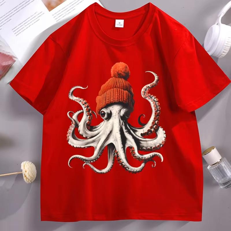 Funny Octopus Wearing Beanie Retro TShirt Unisex Funny T Shirt 90s Graphic Tee pure Cotton Short Sleeve Unisex Tees Y2k Clothing 4XL
Funny Octopus Wearing Beanie Retro TShirt Unisex Funny T Shirt 90s Graphic Tee pure Cotton Short Sleeve Unisex Tees Y2k Clothing 4XL