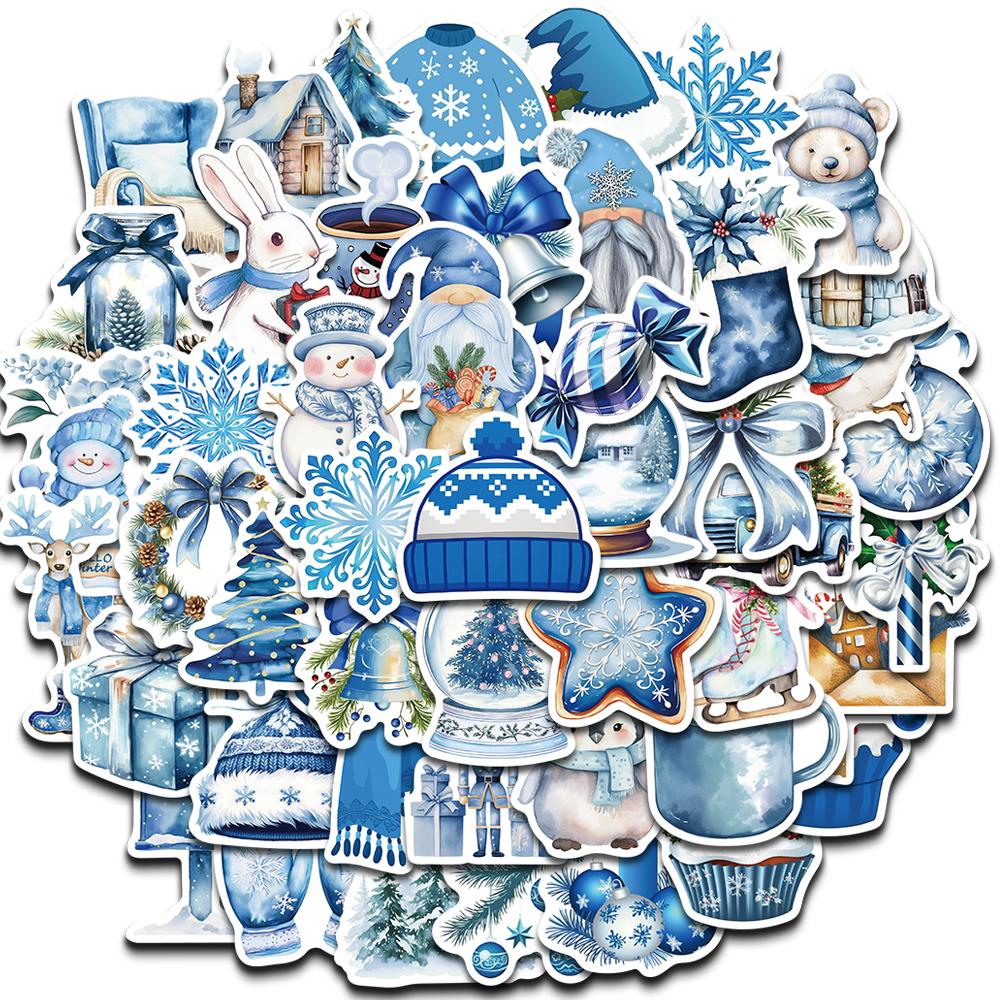 50PCS Blue Winter Stickers Scrapbooking Laptop Graffiti Room Community Art Picture Diary Y2k Fashion Phone Fun Christmas Sticker
50PCS Blue Winter Stickers Scrapbooking Laptop Graffiti Room Community Art Picture Diary Y2k Fashion Phone Fun Christmas Sticker