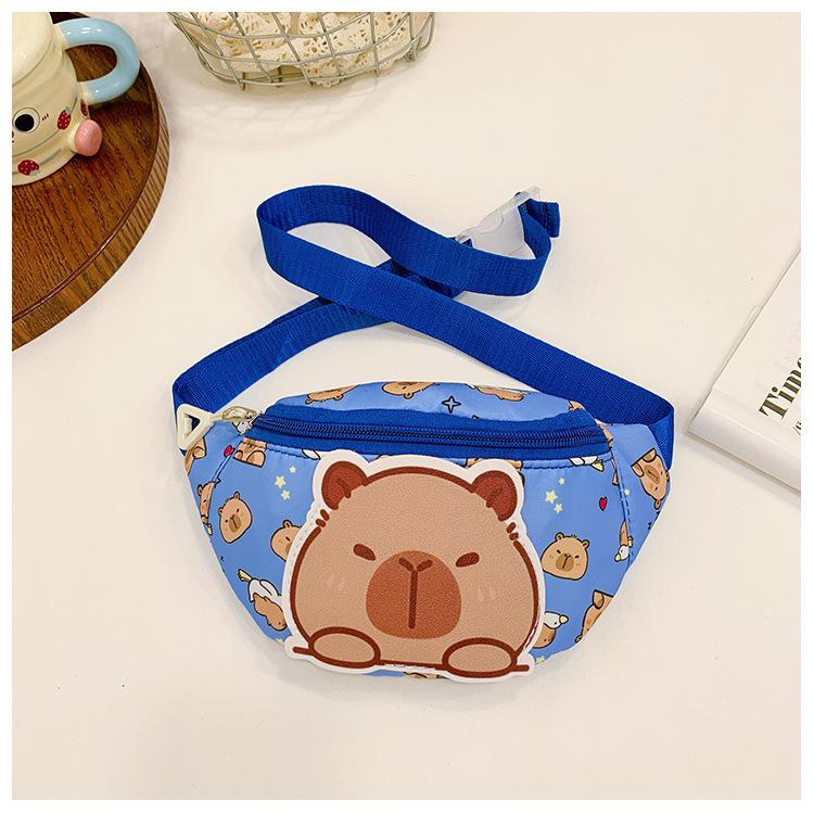 School bag Kapibara fanny pack casual cute change bag child storage shoulder crossbody backpack синій
School bag Kapibara fanny pack casual cute change bag child storage shoulder crossbody backpack синій