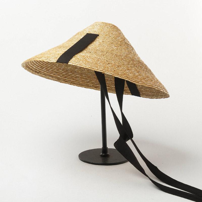 New Show Summer Hat Outdoor Large Brim Sun Protection Straw Hat with Black Band Tie Women Men Concave Floppy Derby Beach Cap природний
New Show Summer Hat Outdoor Large Brim Sun Protection Straw Hat with Black Band Tie Women Men Concave Floppy Derby Beach Cap природний