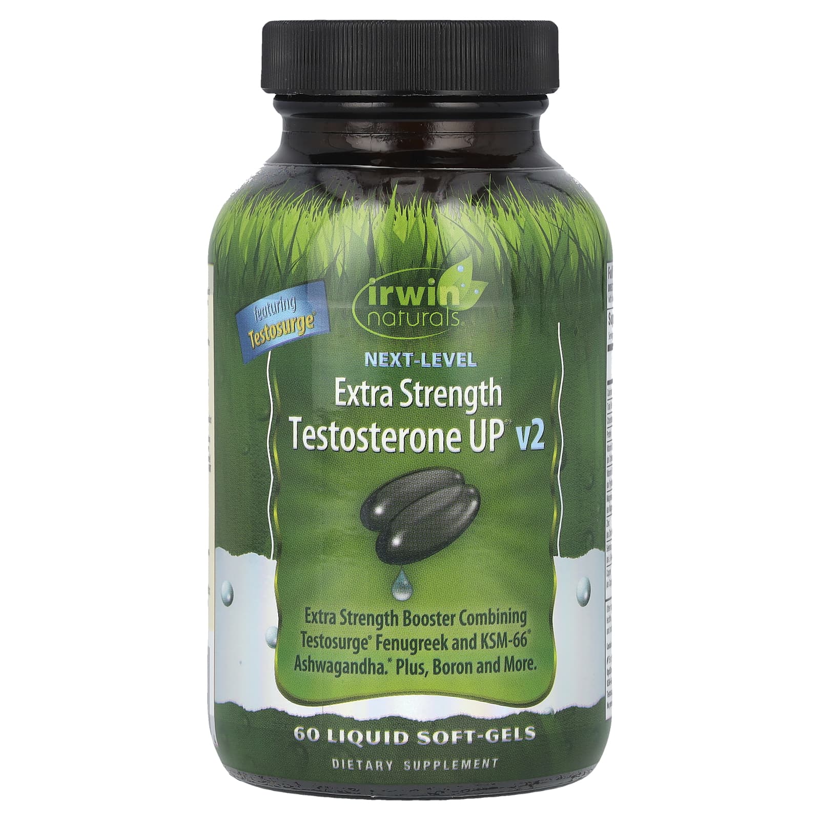 Irwin Naturals, Next Level, Testosterone UP v2, Extra Strength, 60 рідких м’яких гелів
Irwin Naturals, Next Level, Testosterone UP v2, Extra Strength, 60 рідких м’яких гелів