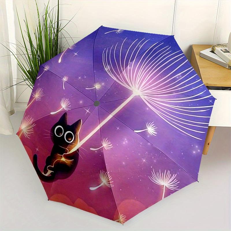 1pc Dandelion Cat Night Sky Umbrella with Plastic Handle,Suitable for All Seasons Home Travel Outdoor UmbrellaM919
1pc Dandelion Cat Night Sky Umbrella with Plastic Handle,Suitable for All Seasons Home Travel Outdoor UmbrellaM919