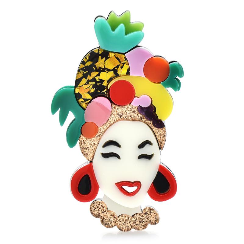 Многоцветная акриловая брошь «Королева фруктов», ананас, банан, вишня, счастливые женские броши, дизайнерские модные ювелирные изделия, подарок
Многоцветная акриловая брошь «Королева фруктов», ананас, банан, вишня, счастливые женские броши, дизайнерские модные ювелирные изделия, подарок