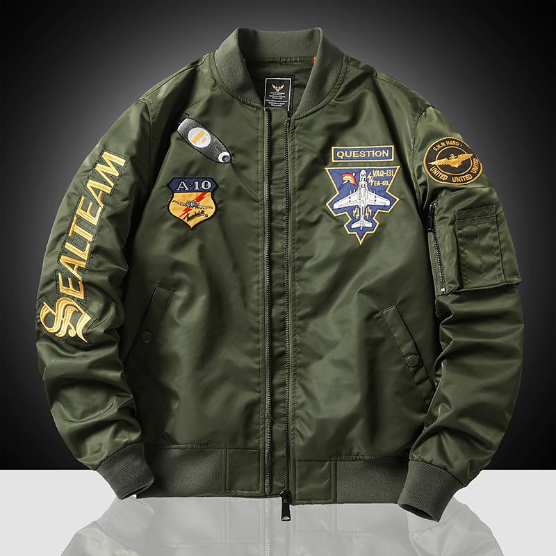 Весняно-осінній бомбер Air Force Ma1 Чоловіча бейсбольна форма з вишивкою Куртка для інструментів XXXXL
Весняно-осінній бомбер Air Force Ma1 Чоловіча бейсбольна форма з вишивкою Куртка для інструментів XXXXL