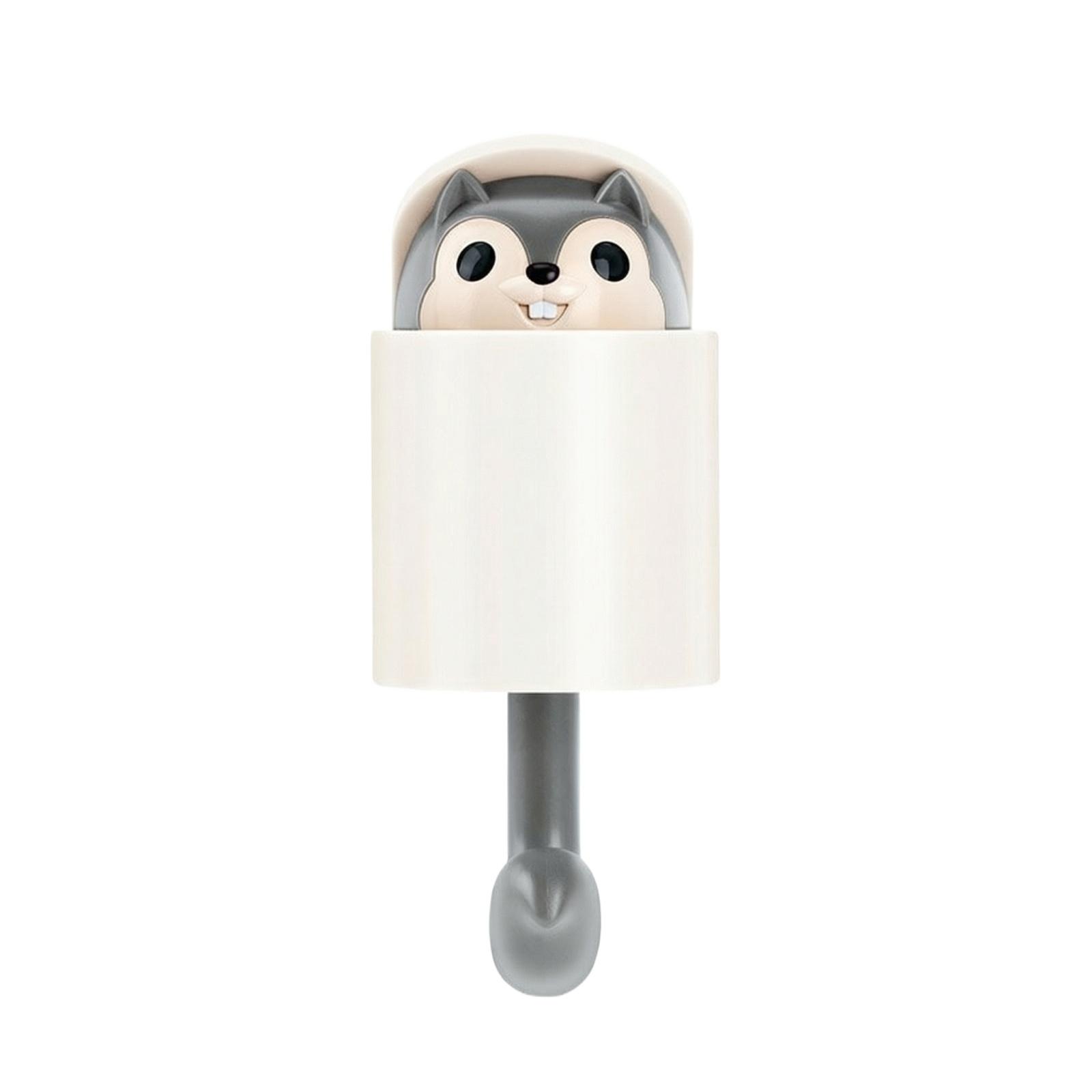 Creative Squirrel Cute Pet Key Holder Wall Mount, Keychain -Hooks,siding Hooks,Hook For Coat, Scarf, Hat, Towel, Bag, Utility Hook One Size
Creative Squirrel Cute Pet Key Holder Wall Mount, Keychain -Hooks,siding Hooks,Hook For Coat, Scarf, Hat, Towel, Bag, Utility Hook One Size