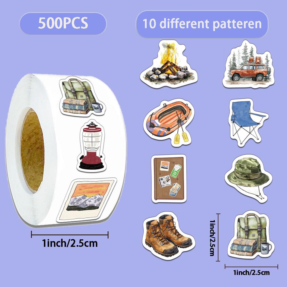 500 Sheet Roll: Happer Camper Stickers for Journals, DIY Phone Cases, Notebooks.
500 Sheet Roll: Happer Camper Stickers for Journals, DIY Phone Cases, Notebooks.