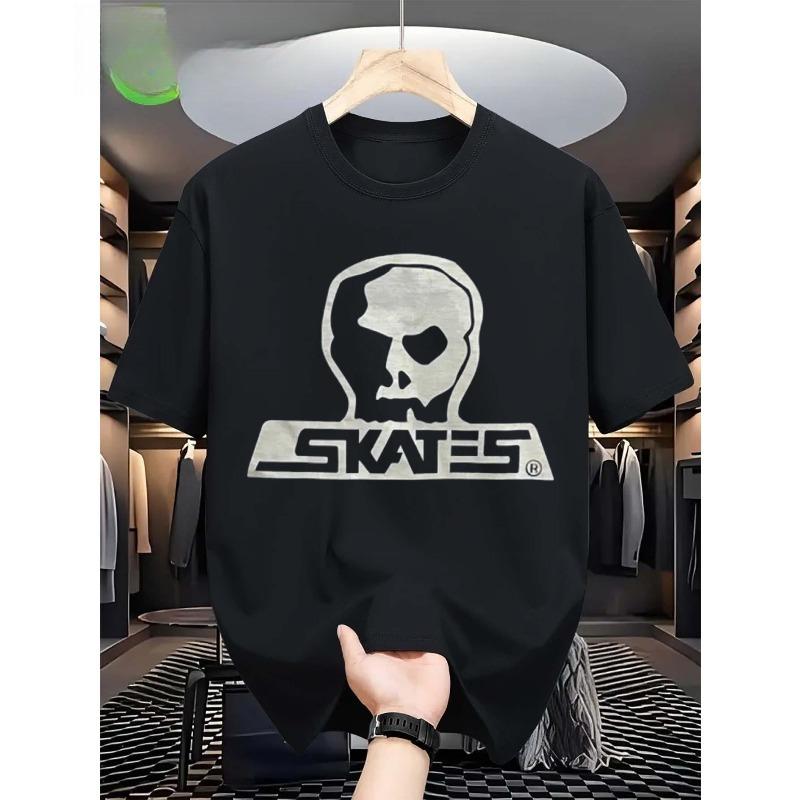 European Size Men S And S Vintage Skateboard Graphic Tee with Black Skull And Skateboard Design, Loose Fit for Streetwear, Machine Washable 4XL чорний
European Size Men S And S Vintage Skateboard Graphic Tee with Black Skull And Skateboard Design, Loose Fit for Streetwear, Machine Washable 4XL чорний