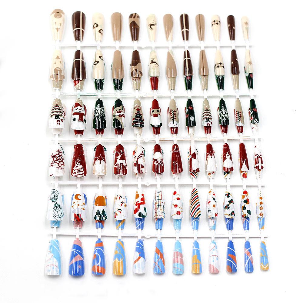 288× false nails for manicure in the form of stickers with a New Year s design, removable
288× false nails for manicure in the form of stickers with a New Year s design, removable