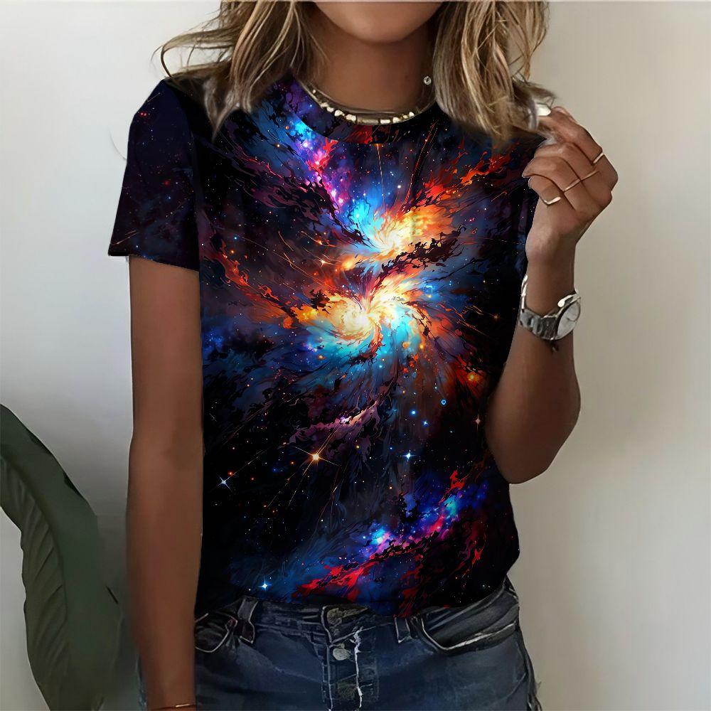 Starry Sky T-Shirts Abstract Pattern 3D Print Women Men Round Neck Short Sleeve T Shirt Tees Harajuku Y2K Tops Unisex Clothing S
Starry Sky T-Shirts Abstract Pattern 3D Print Women Men Round Neck Short Sleeve T Shirt Tees Harajuku Y2K Tops Unisex Clothing S