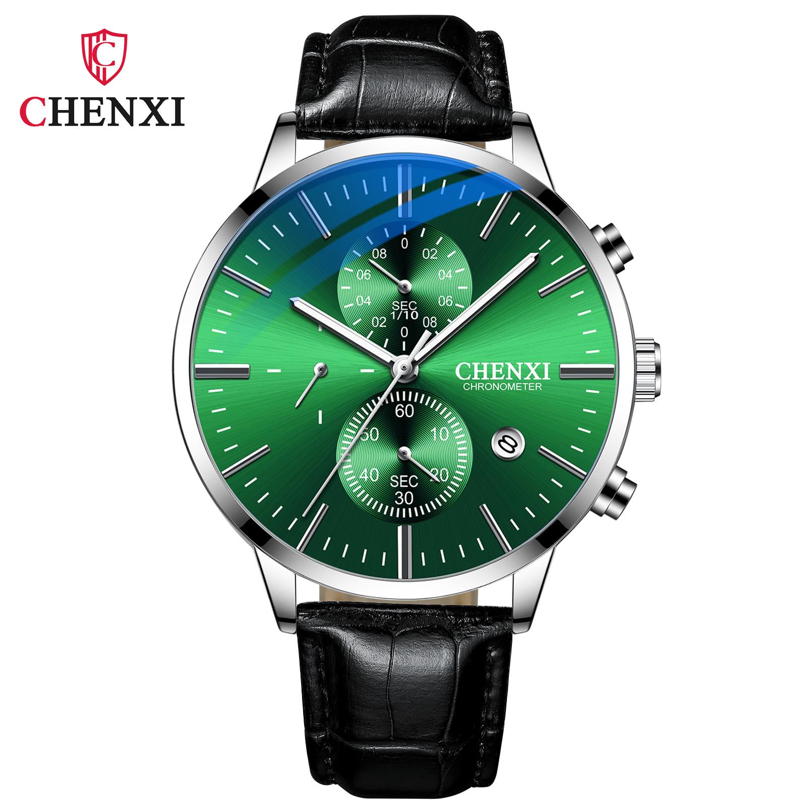 Новые роскошные мужские часы топ-бренда с коробкой, мужские многофункциональные часы с кожаным ремешком и календарем, водонепроницаемые мужские кварцевые часы зелёный
Новые роскошные мужские часы топ-бренда с коробкой, мужские многофункциональные часы с кожаным ремешком и календарем, водонепроницаемые мужские кварцевые часы зелёный